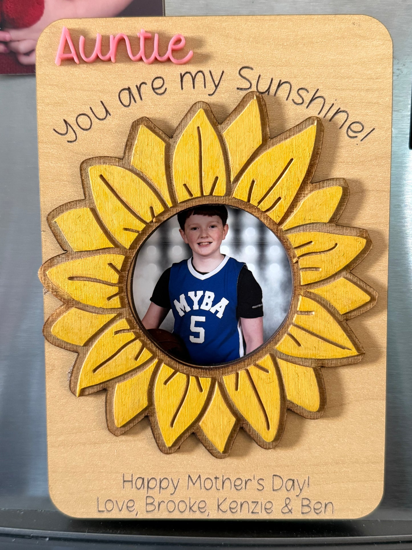 Magnetic Sunshine Photo Frame