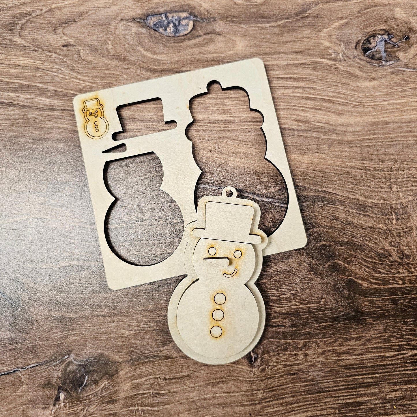 MKG - Pop-out Snowman Ornament