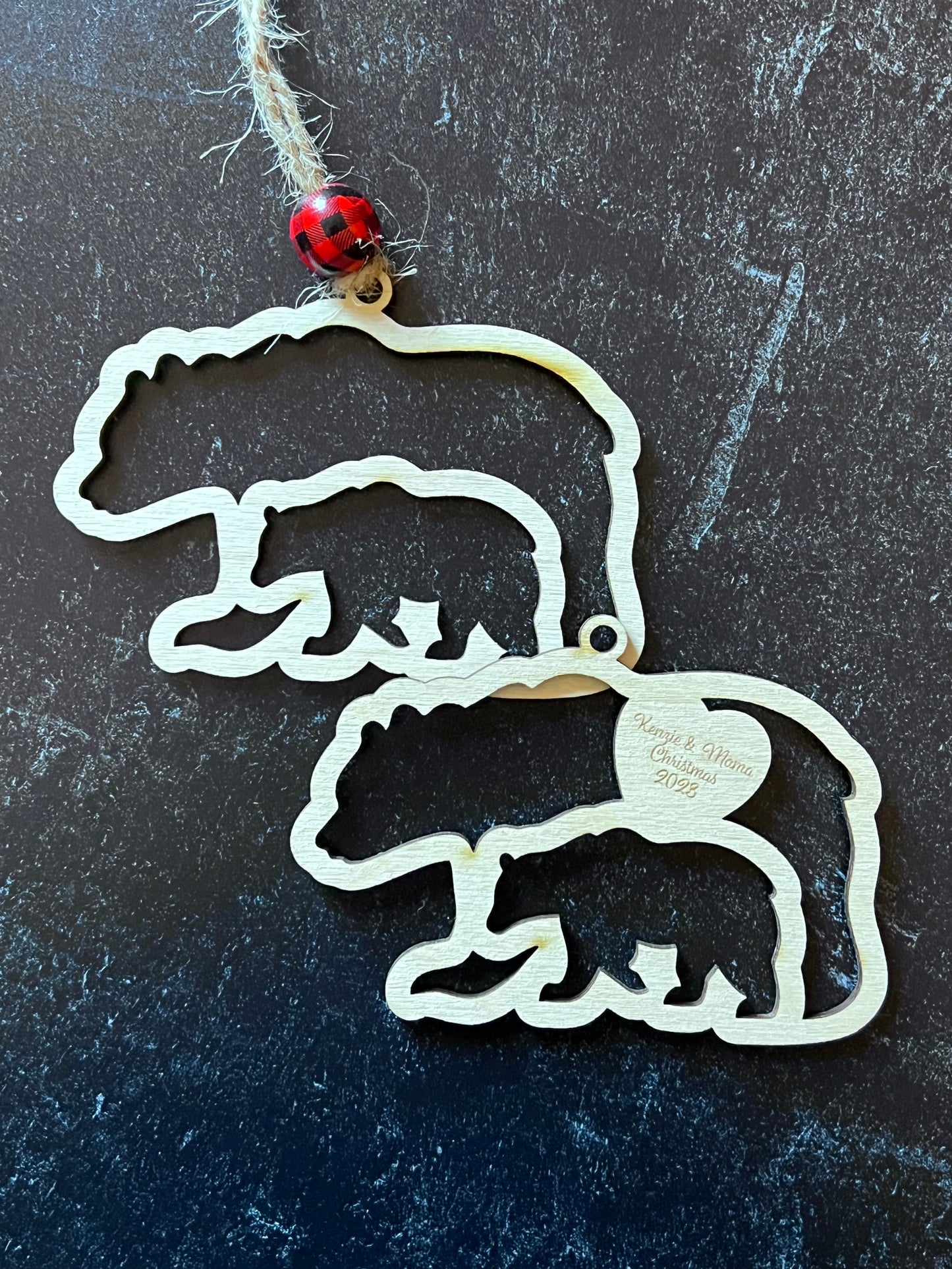 Mama and Me Bear Ornament