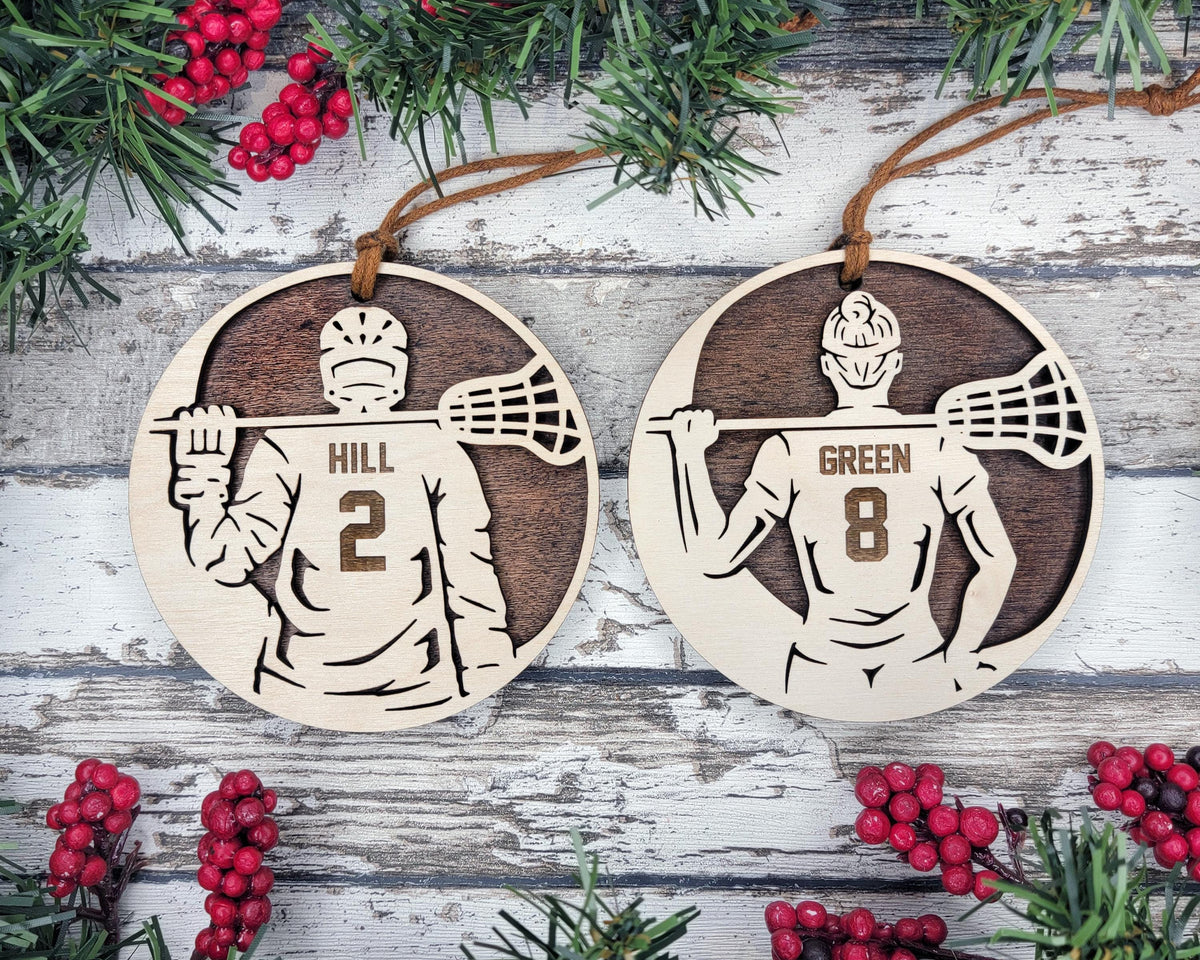 NMS - Personalized Lacrosse Ornament