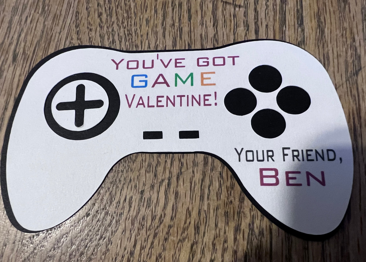 You’ve got GAME, VALENTINE (pop it video controller set)