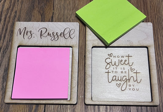 Teacher note holder