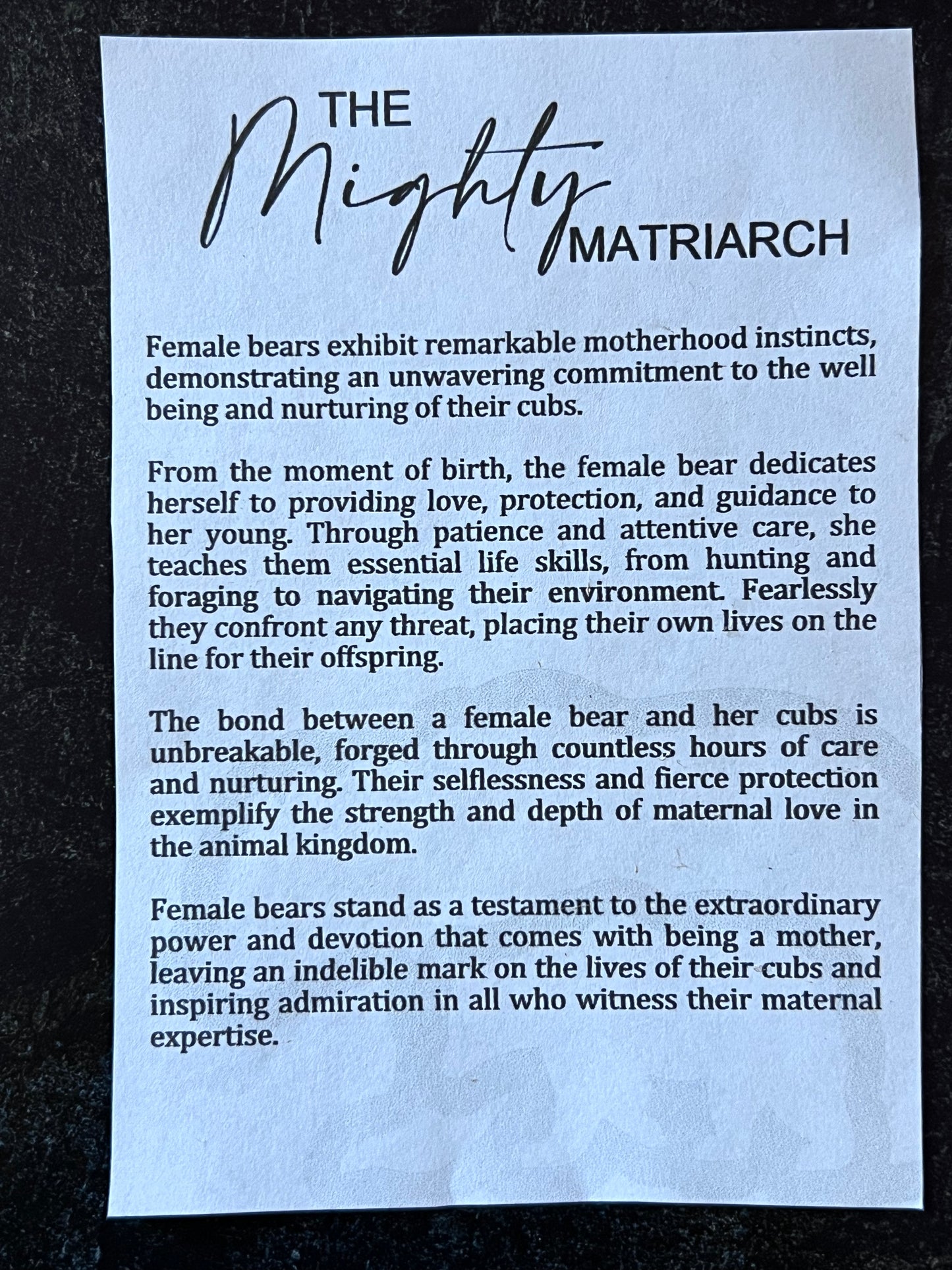 Mama and Me Bear Ornament