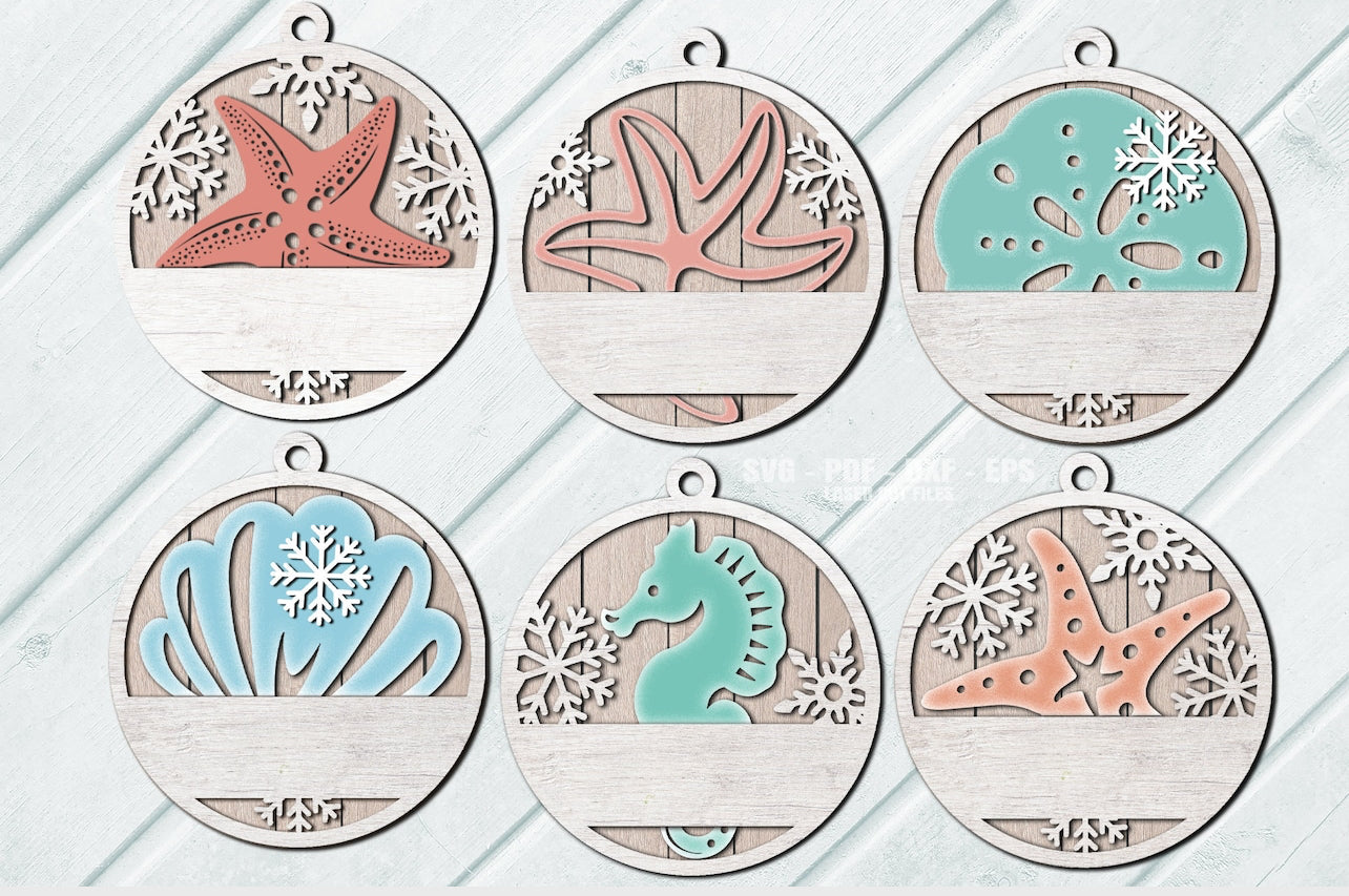 Beach Themed Ornaments
