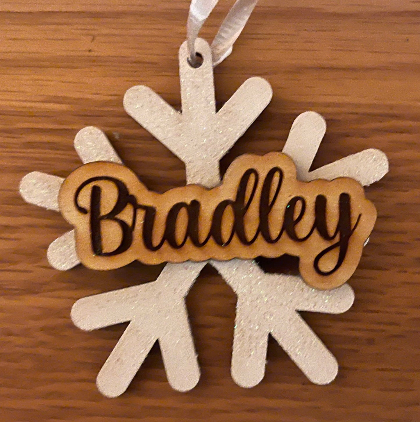 Snowflake Name Ornament