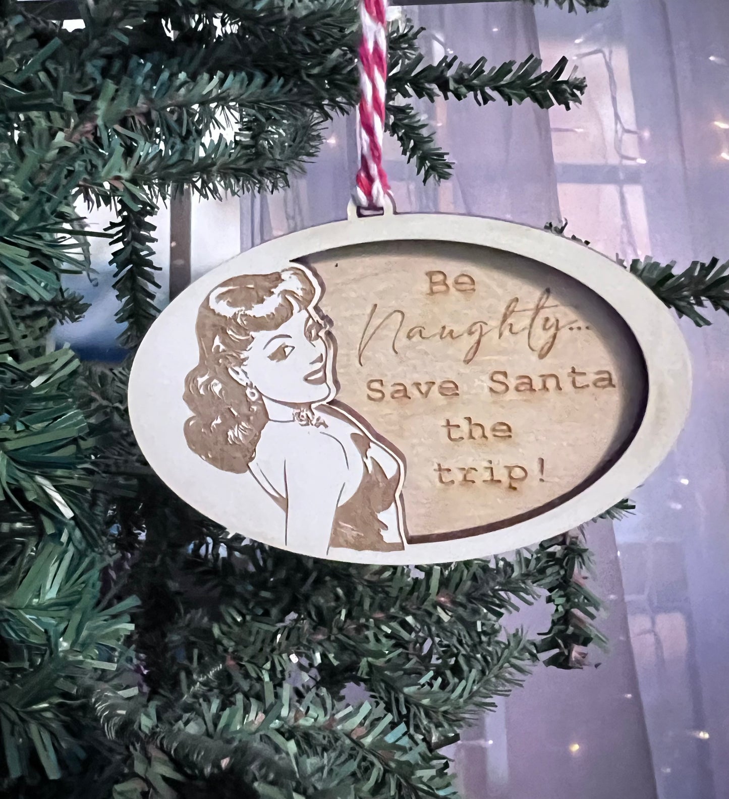 Retro Save Santa The Trip Ornament