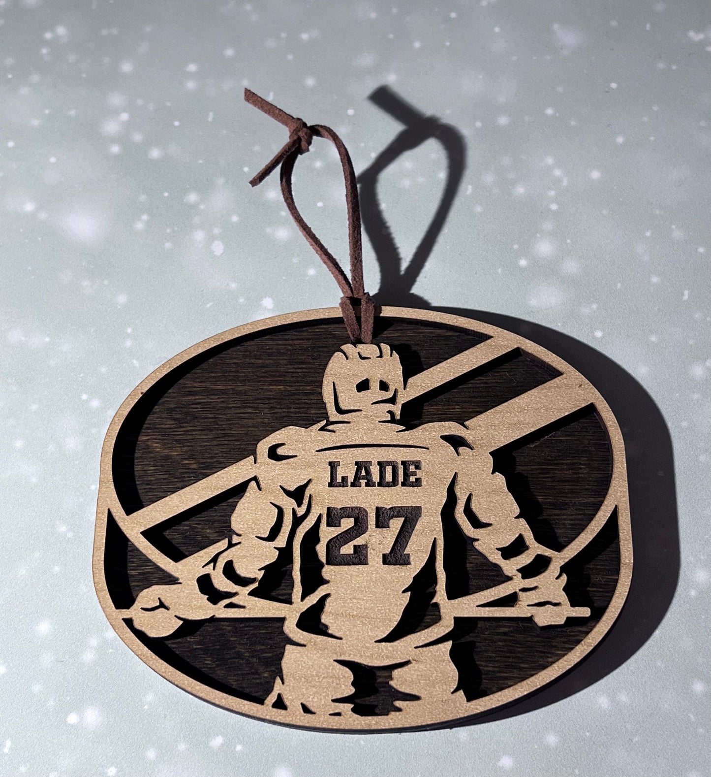 Personalized Hockey Ornament