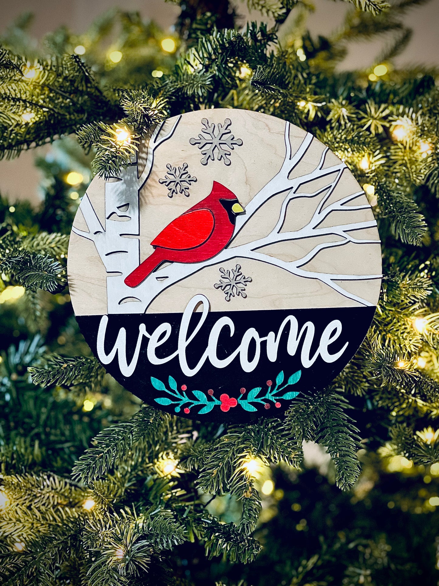 Welcome Cardinal Sign