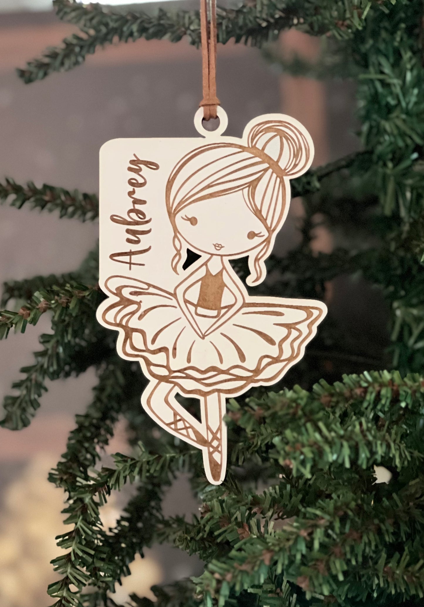 Personalized Ballet Dancer Ornament