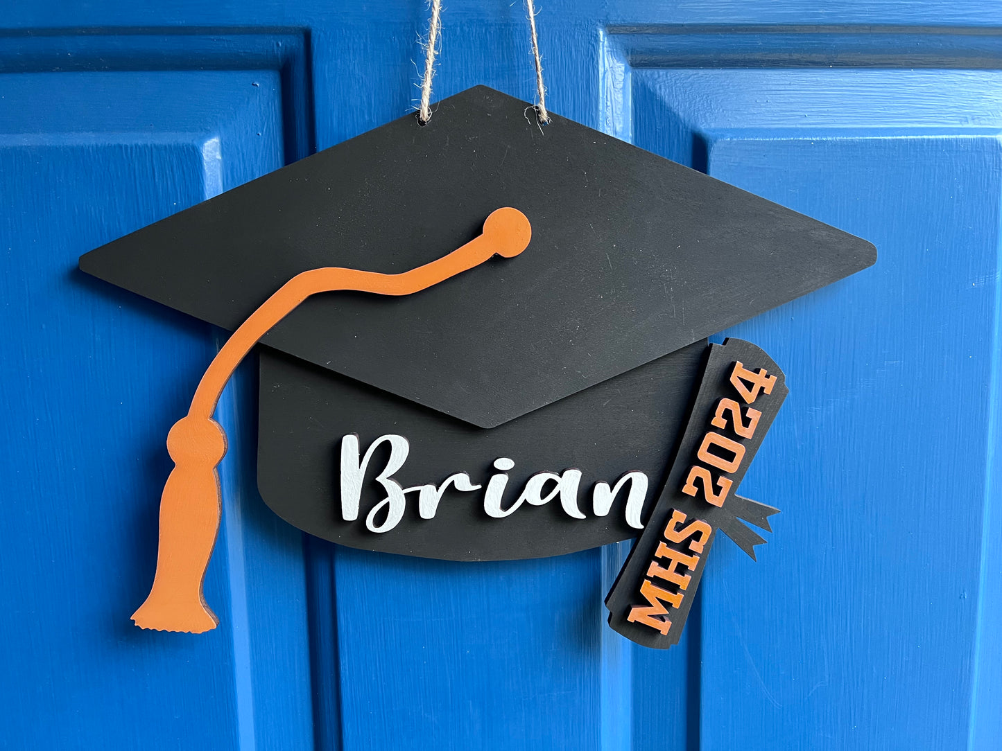 Personalized Graduation Hat Sign