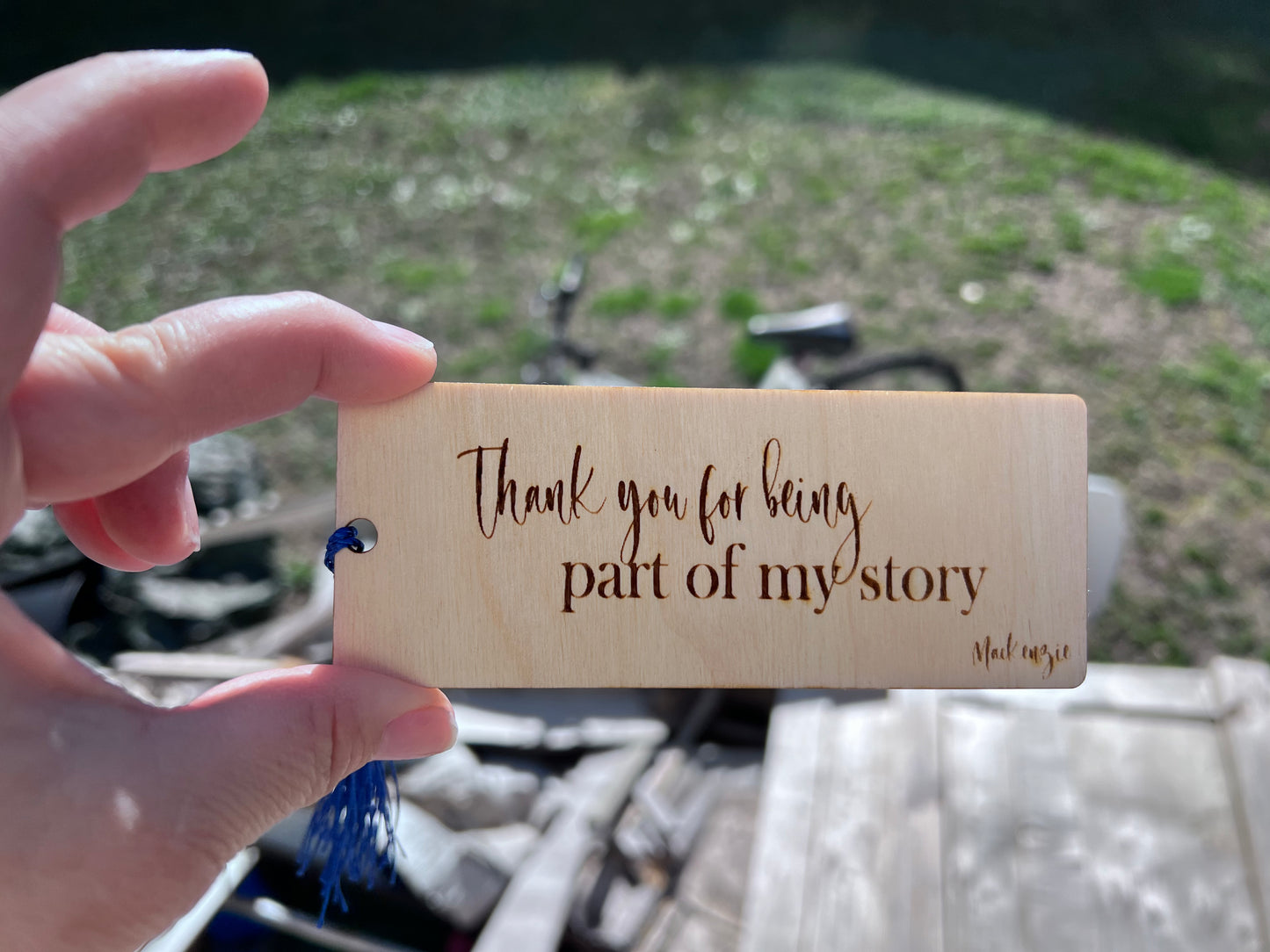 Thank you…my story Bookmark