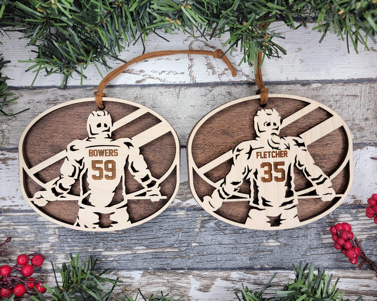 NMS - Personalized Hockey Ornament