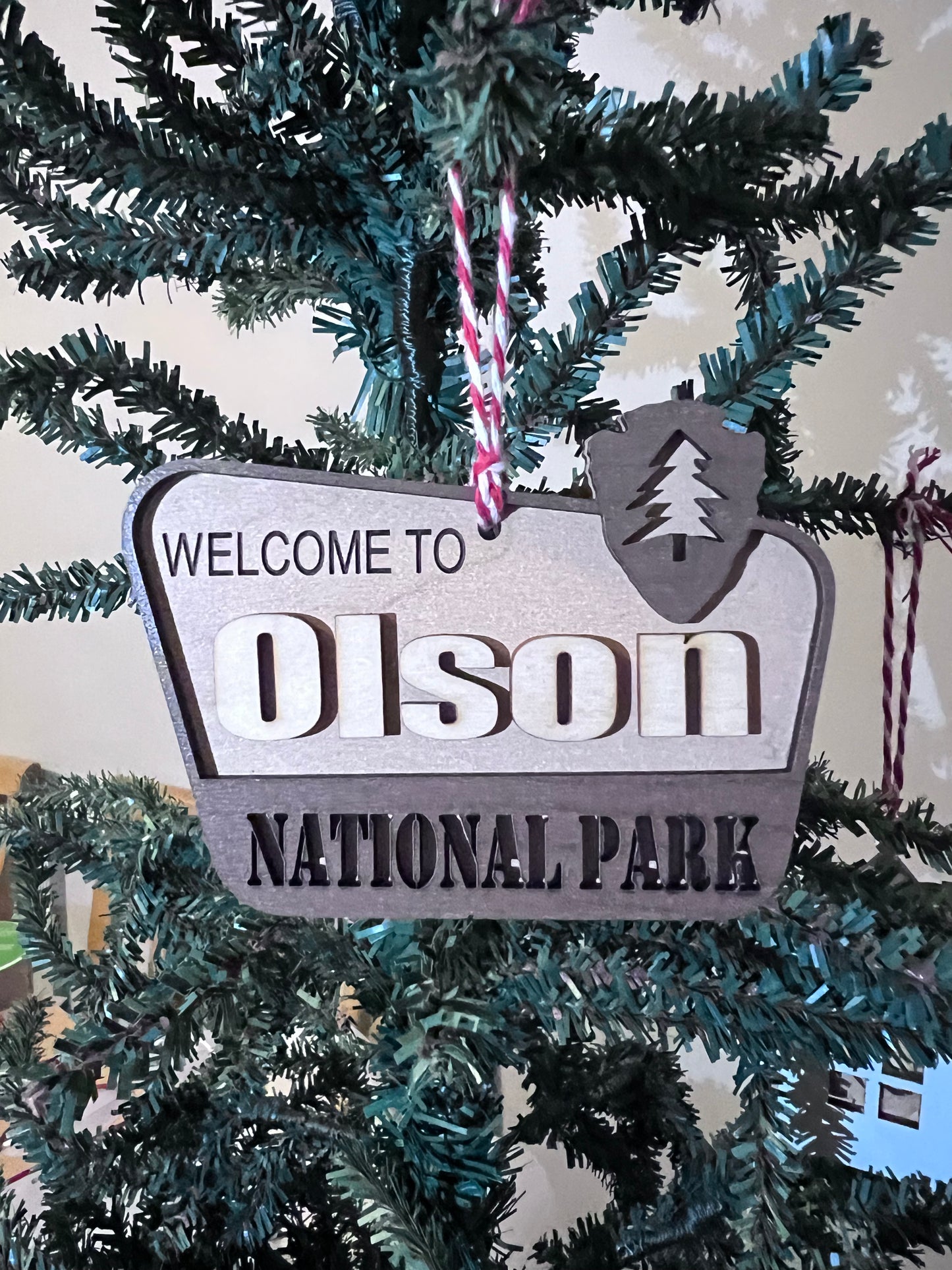 Personalized National Park Ornament