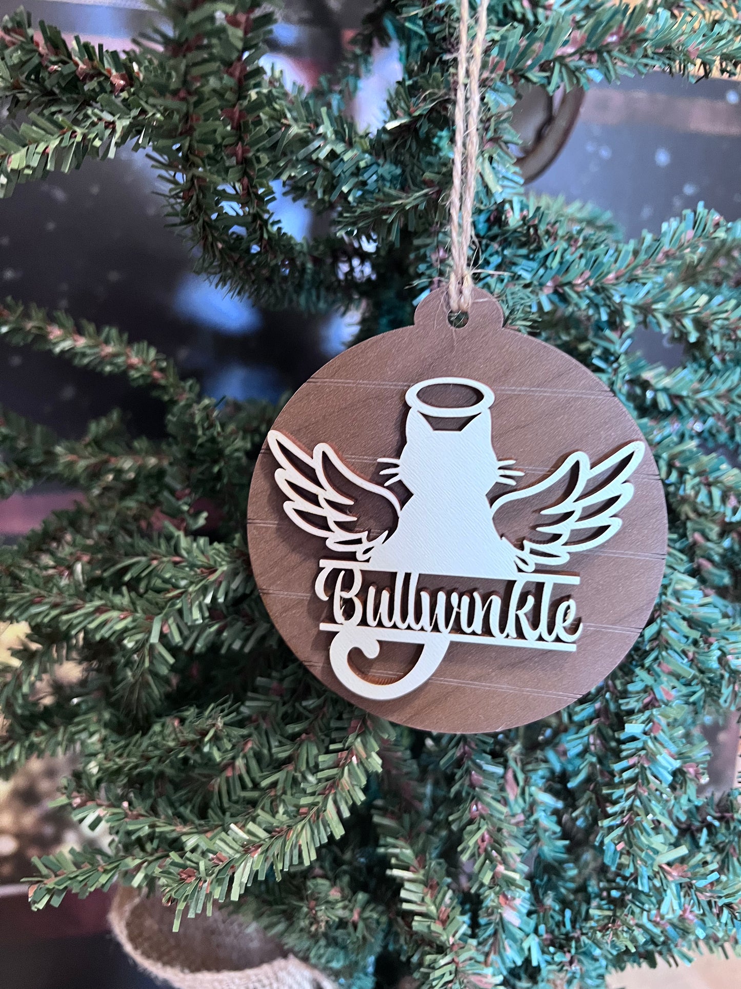 Cat remembrance ornament