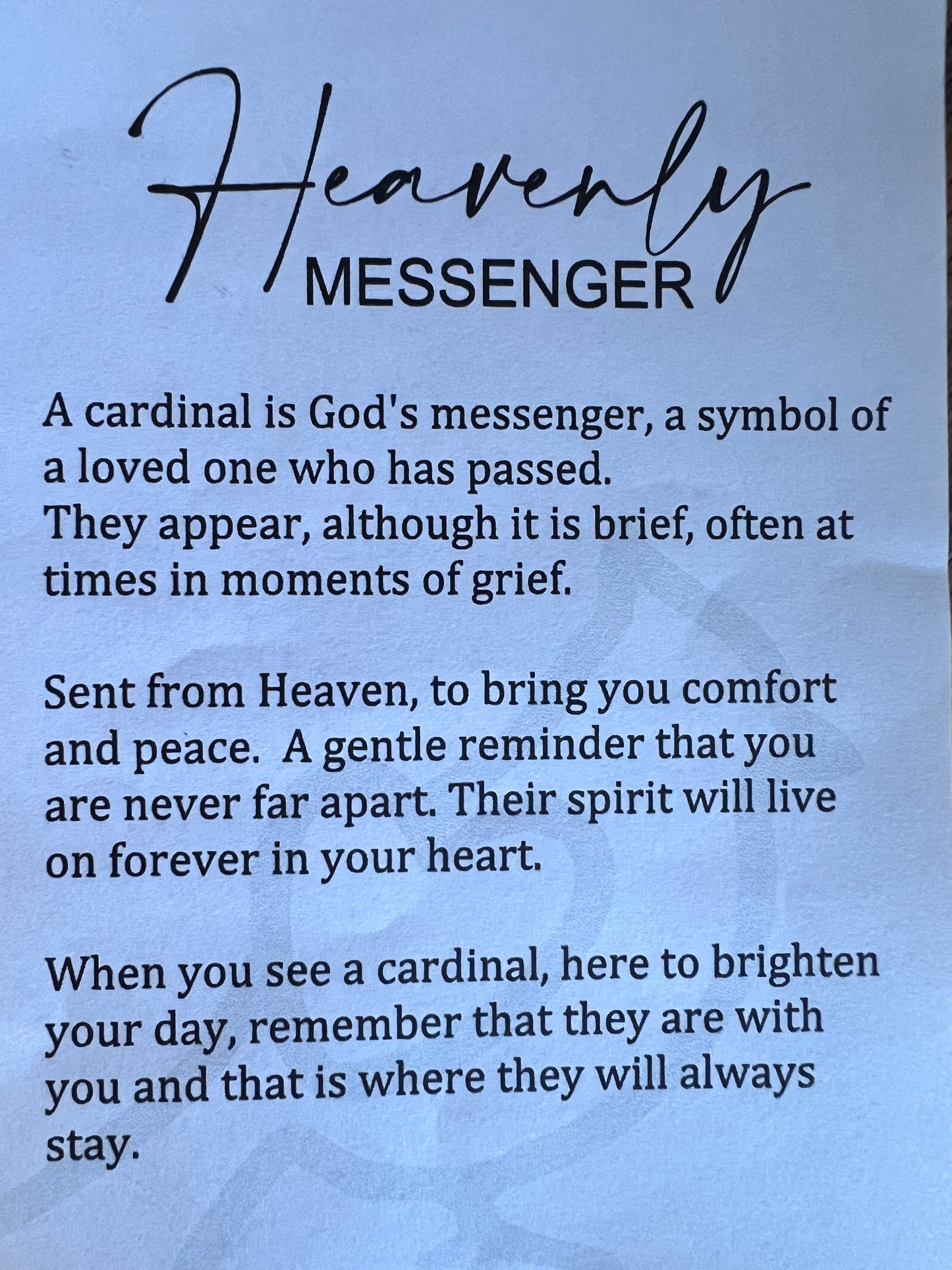 Heavenly Messenger Cardinal Ornament