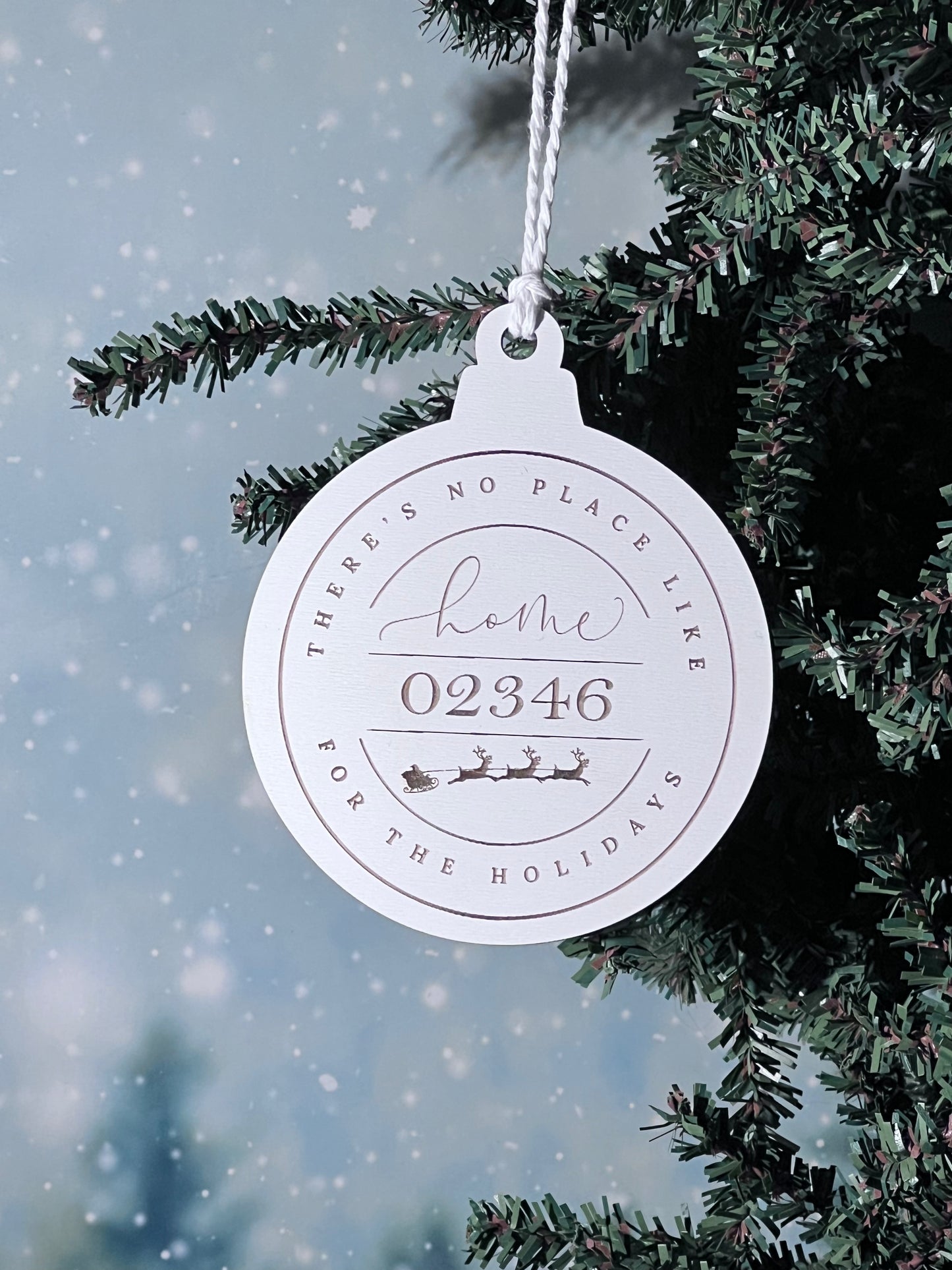 No place like Home…Zip code Ornament