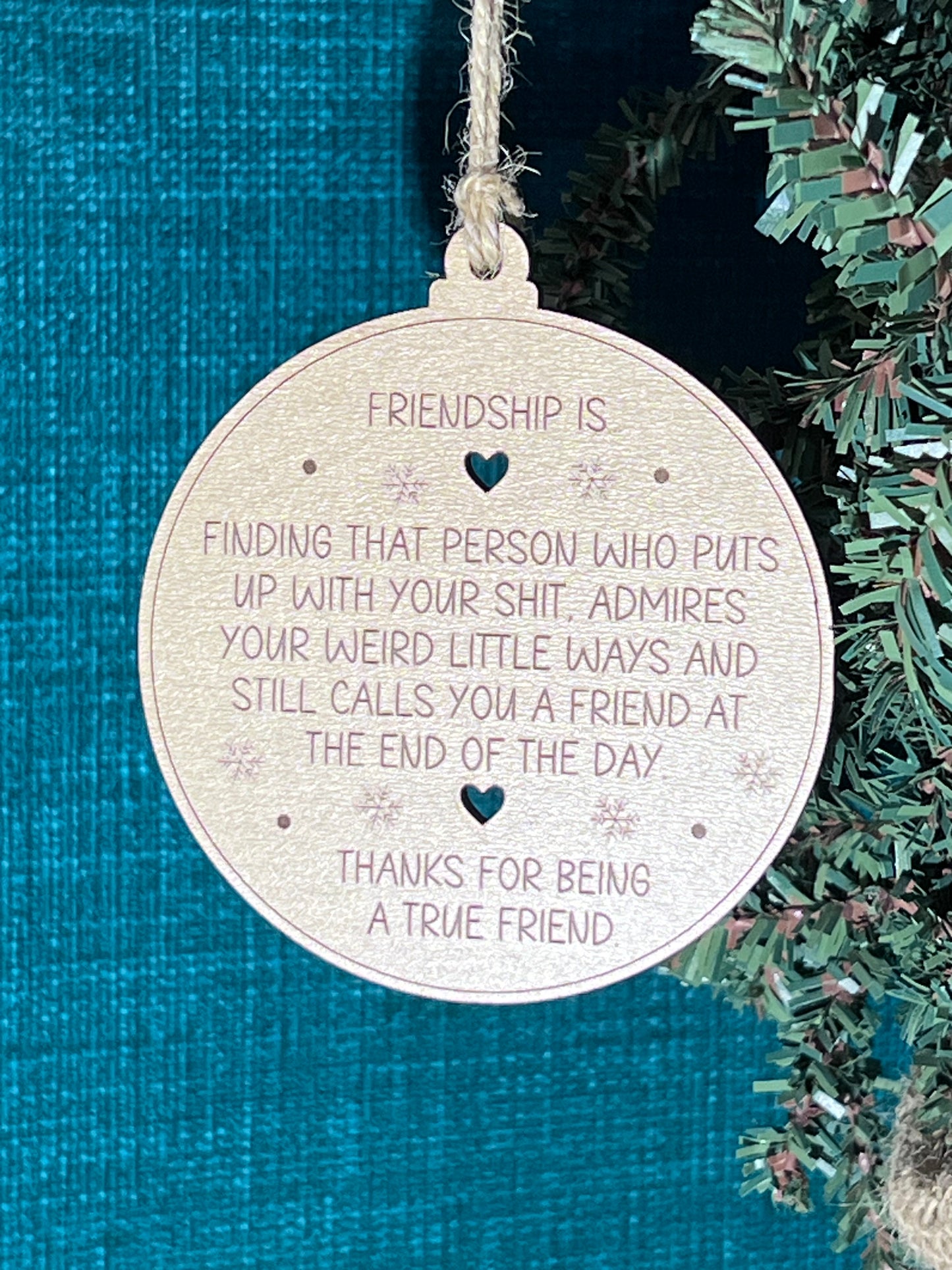 Friendship Ornament