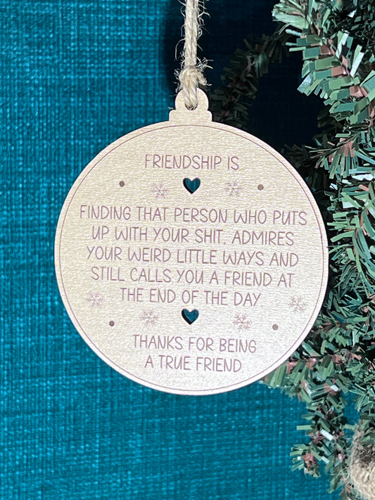 Friendship Ornament