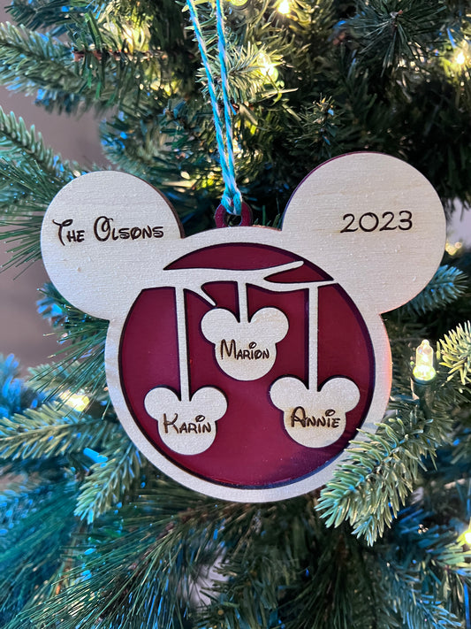 Family Mouse Ornament