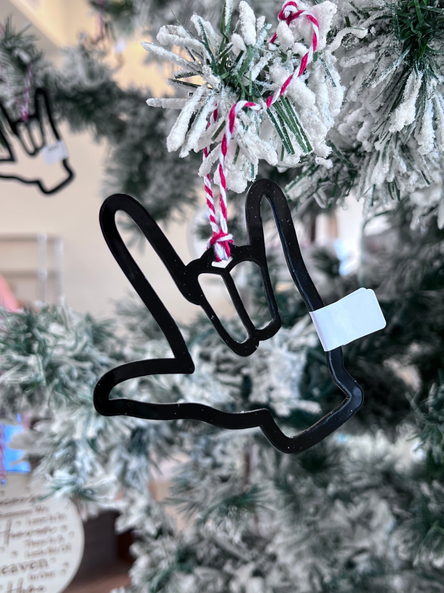 I Love You ASL Ornament