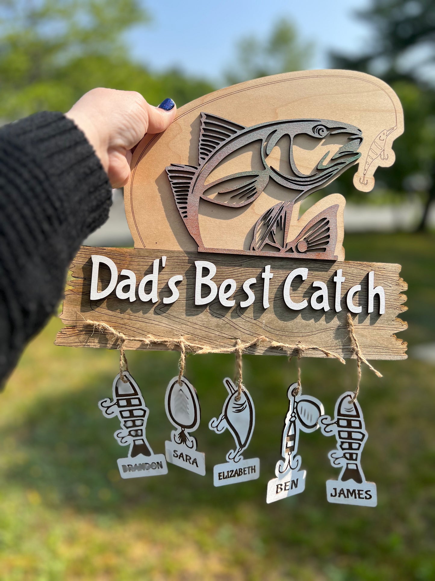 Best Catch Personalized Sign