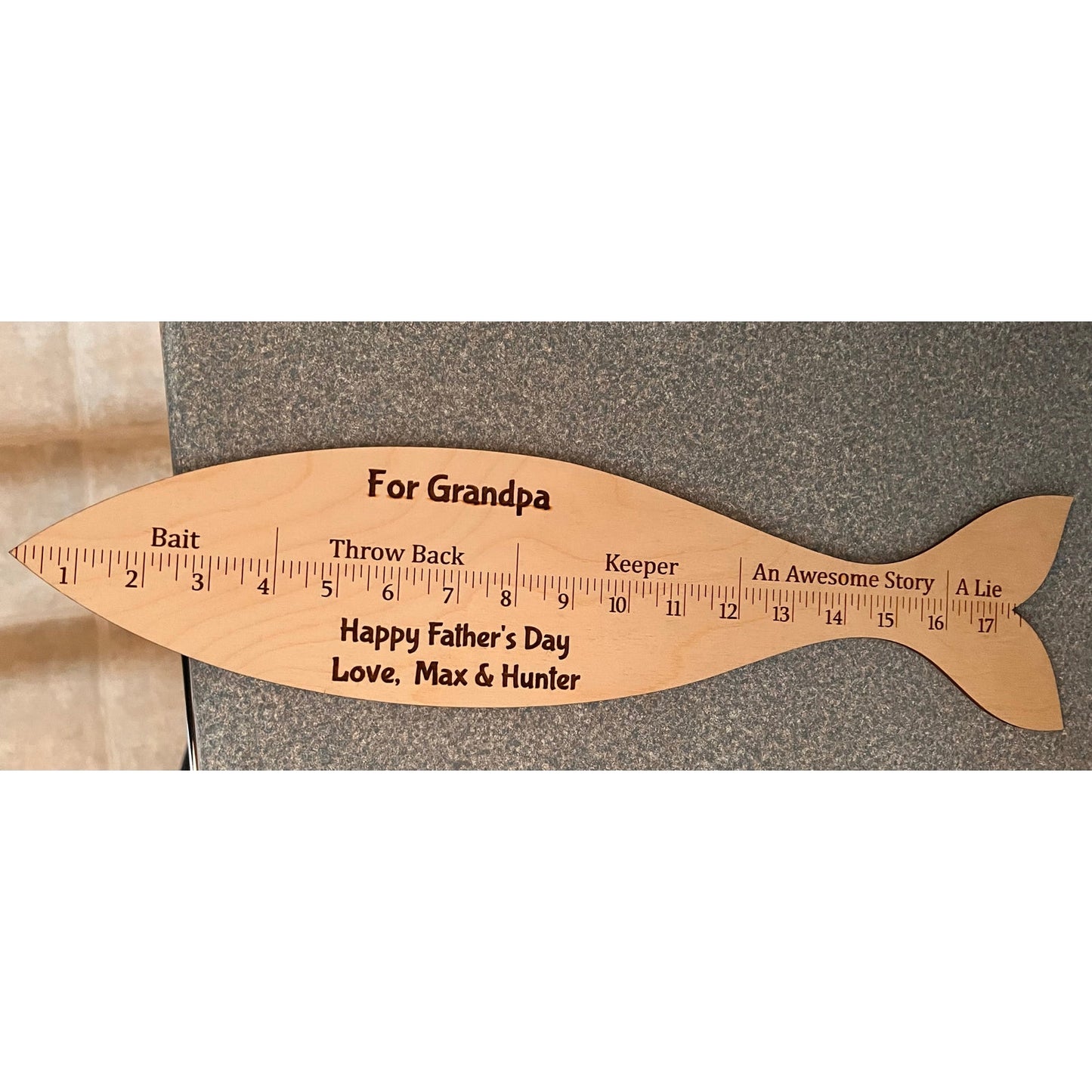 Father's Day Fish Ruler