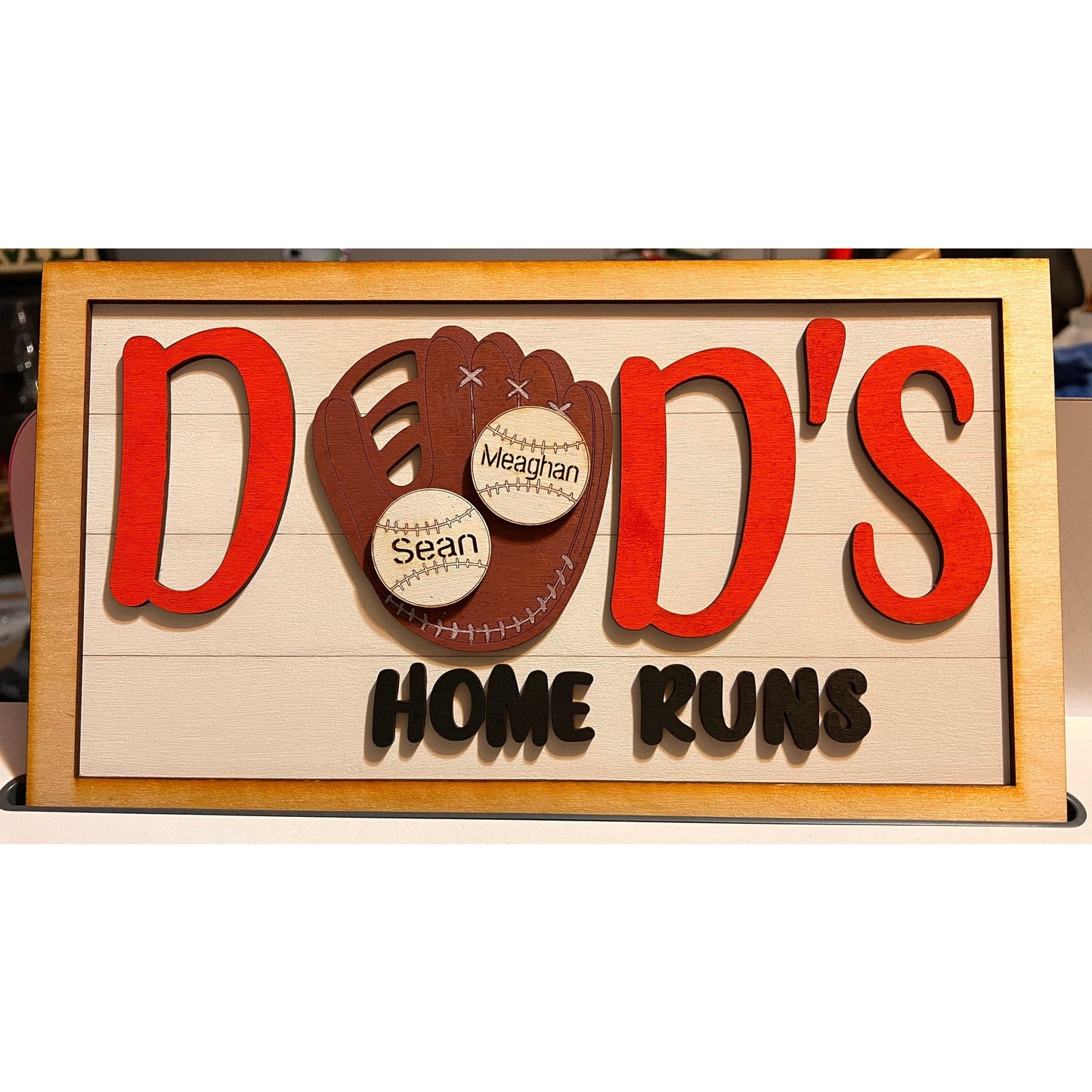 Dad's Home Runs Sign