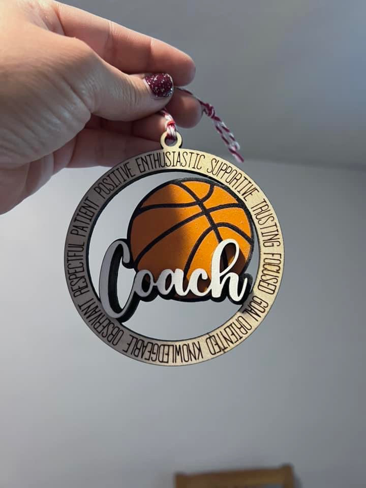 Coach Ornaments