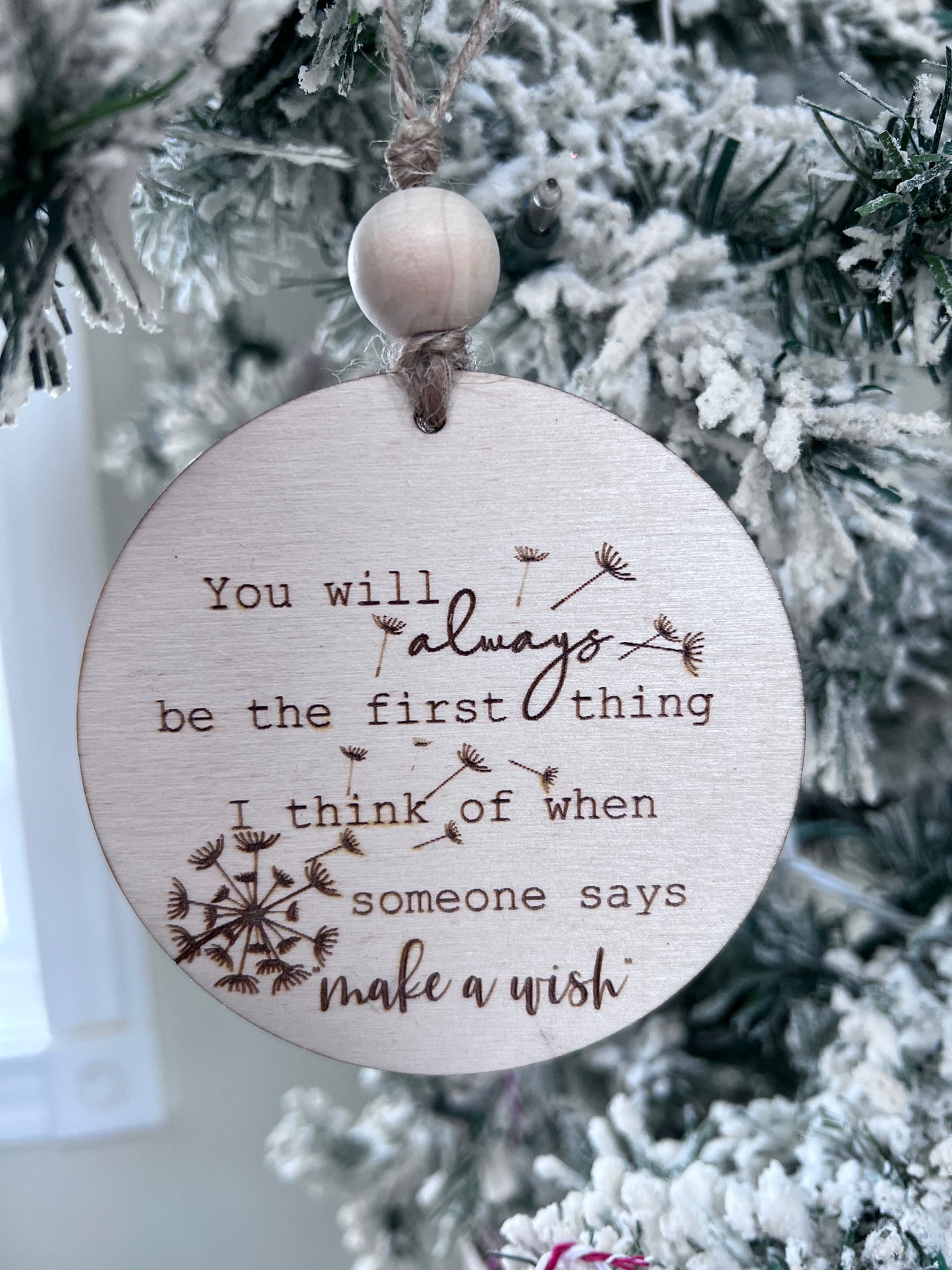 Dandelion…Make a Wish Ornament