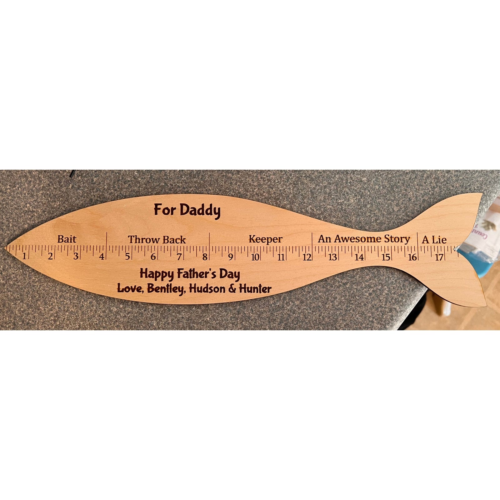 Father's Day Fish Ruler
