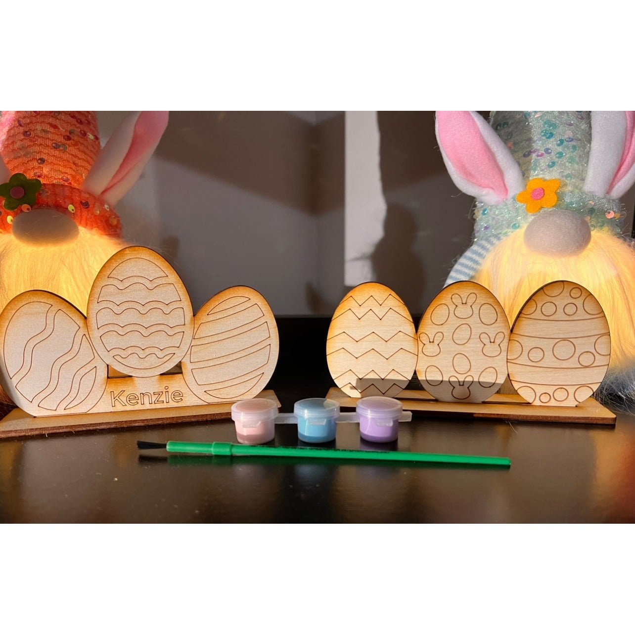 Set of 3 Easter Eggs Kids Paint Craft