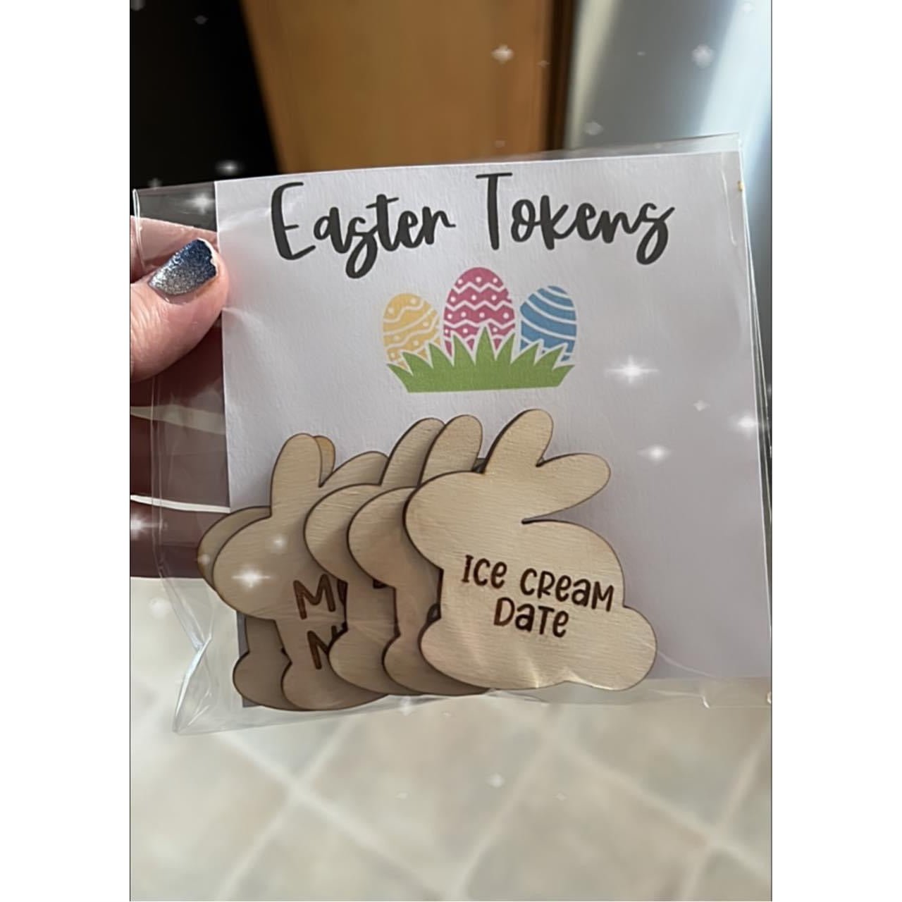 Easter Egg Bunny Tokens
