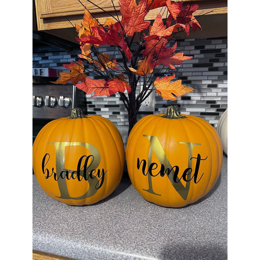Faux Foam Pumpkins