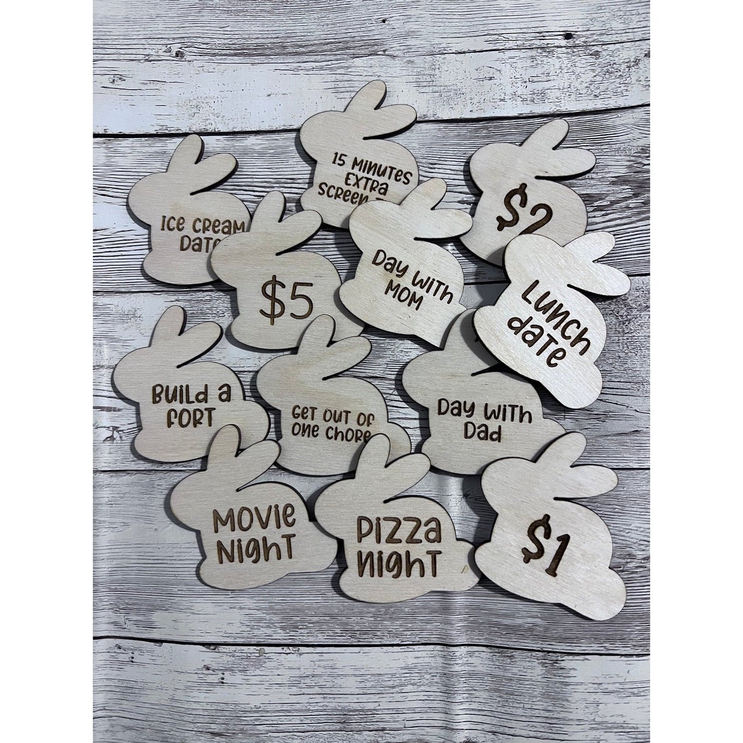 Easter Egg Bunny Tokens