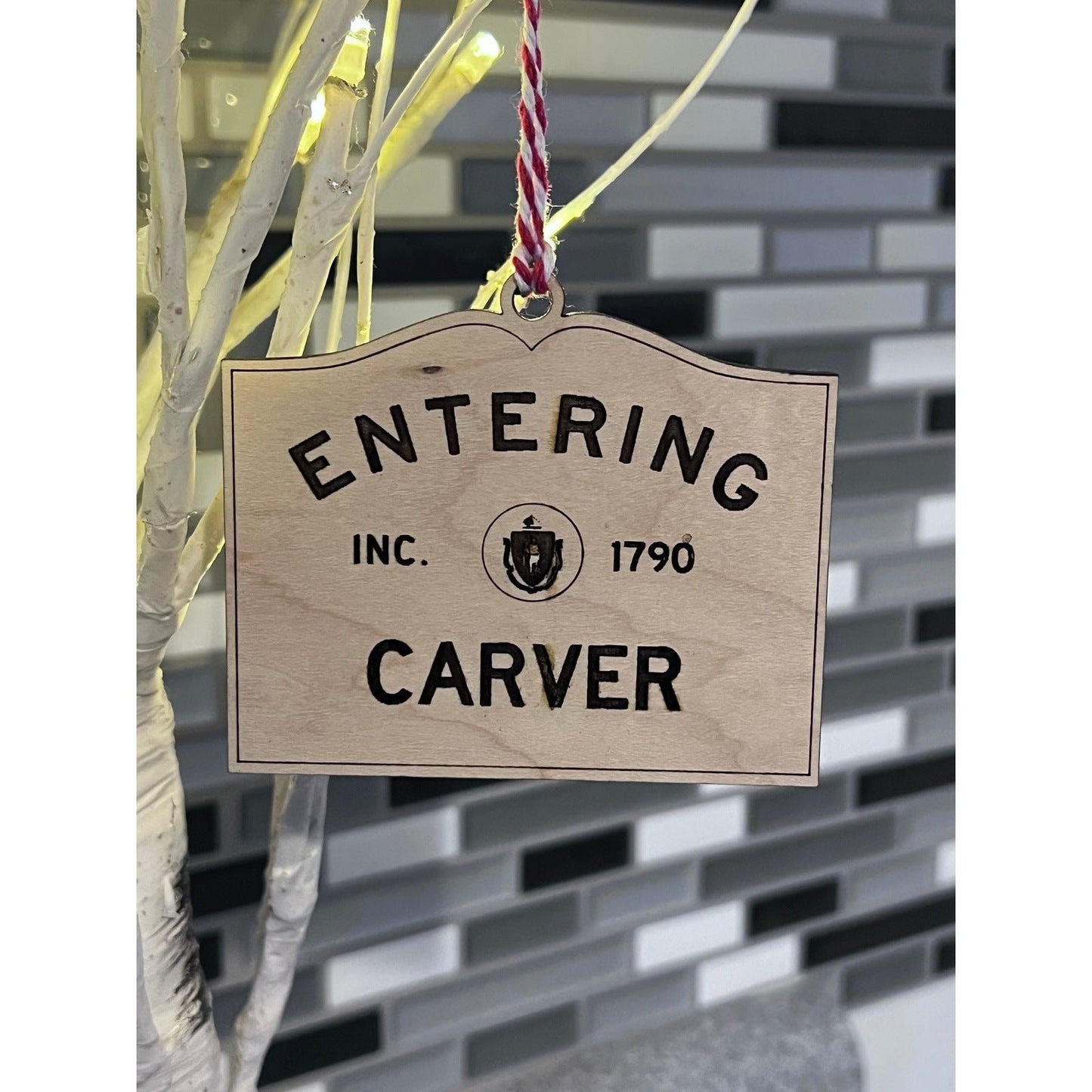 Custom Home Town Ornaments