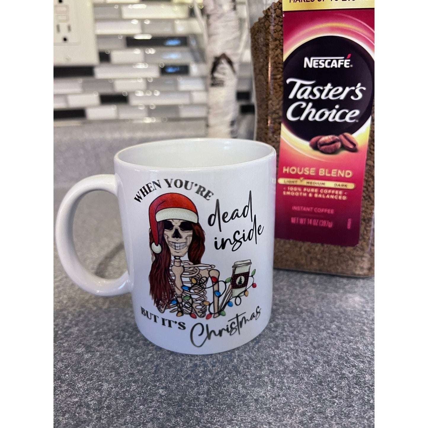 Dead inside but it’s Christmas Mug