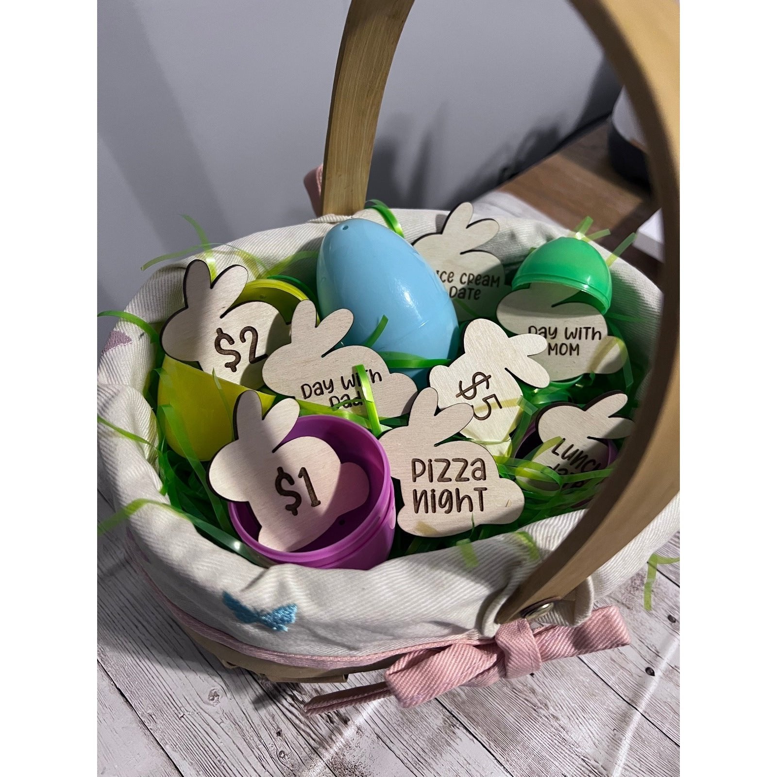 Easter Egg Bunny Tokens