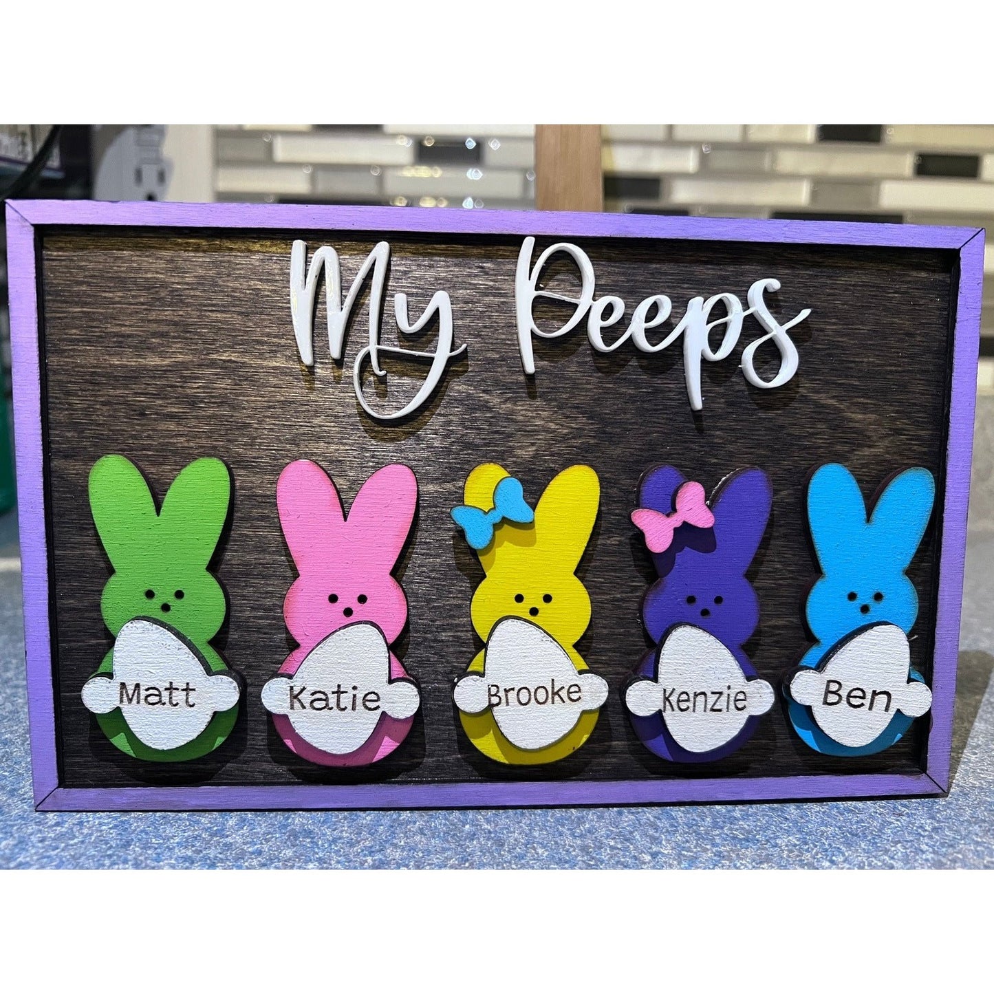 Personalized Bunny Sign