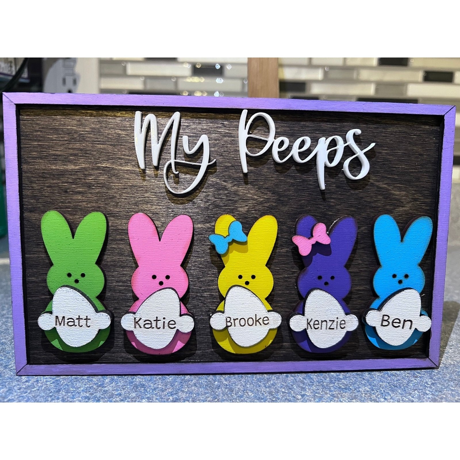 Personalized Bunny Sign