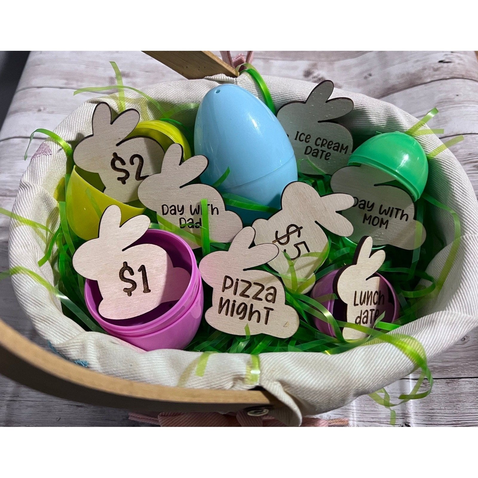 Easter Egg Bunny Tokens