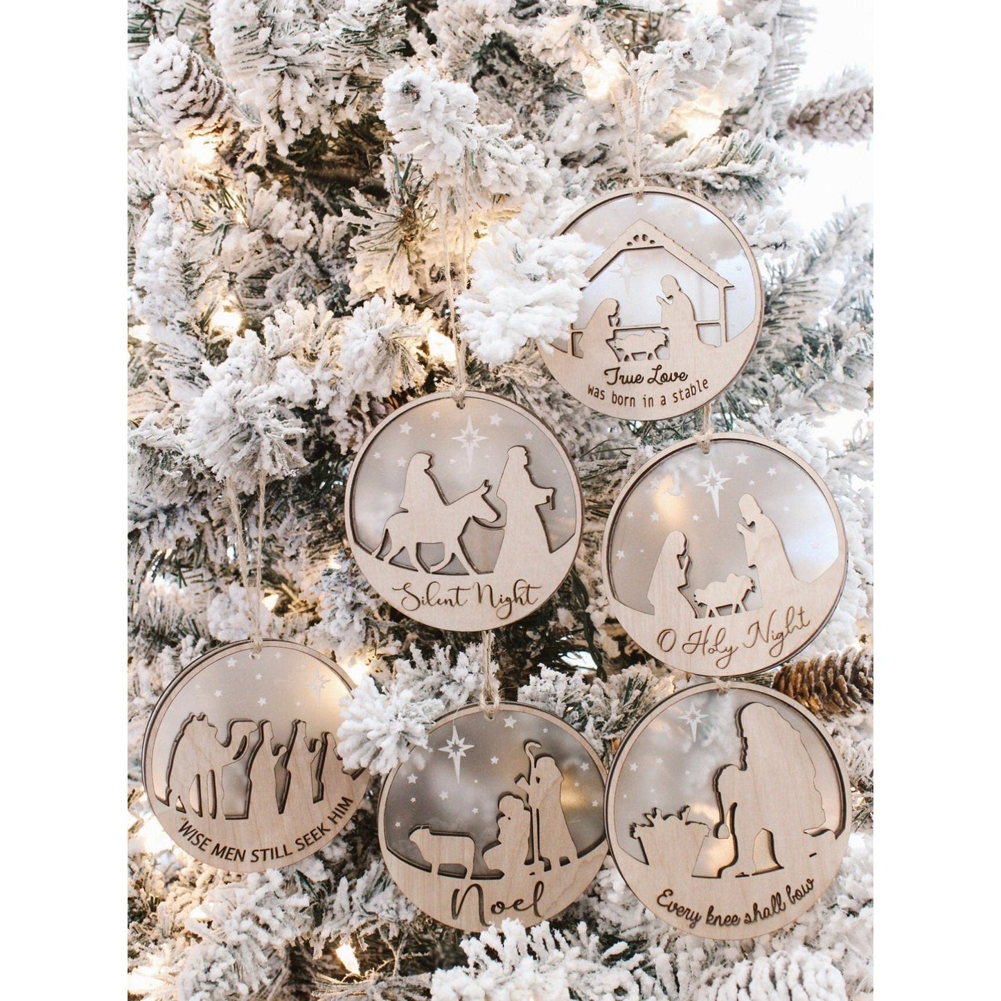Nativity Ornaments-Set of 6