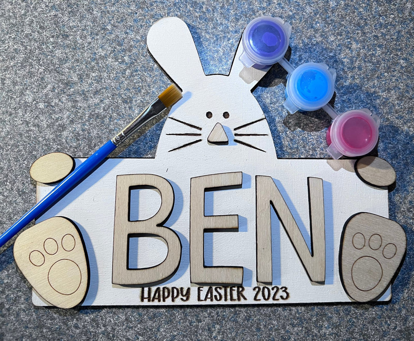 Hop into Easter with a Personalized Bunny Name Plate