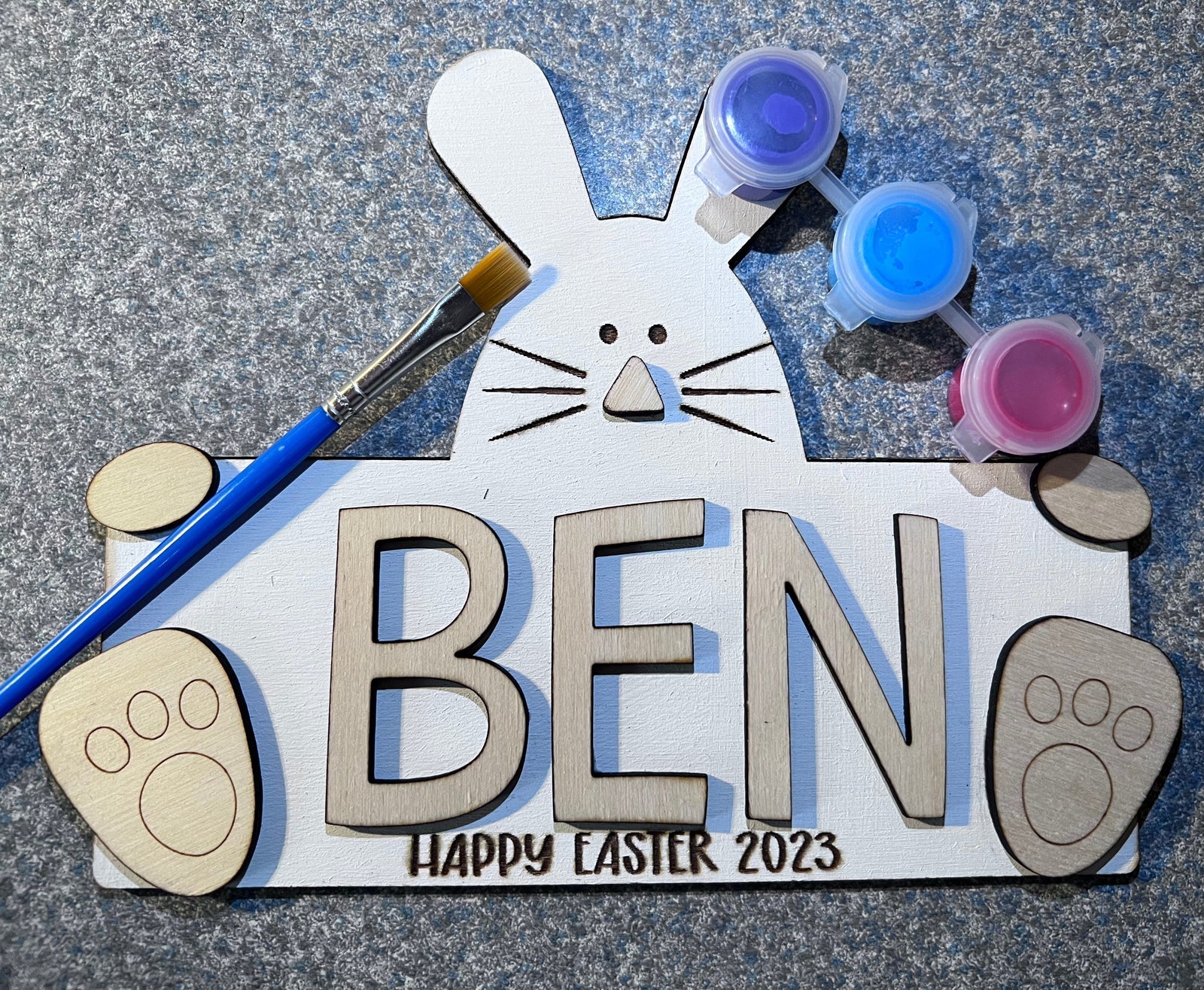 Hop into Easter with a Personalized Bunny Name Plate