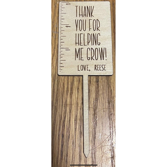 Personalized Garden Stake