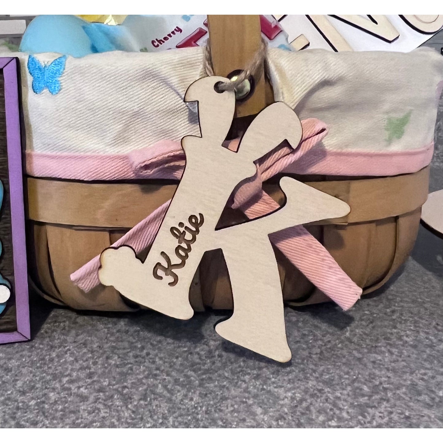 Easter Alphabet Basket Tags