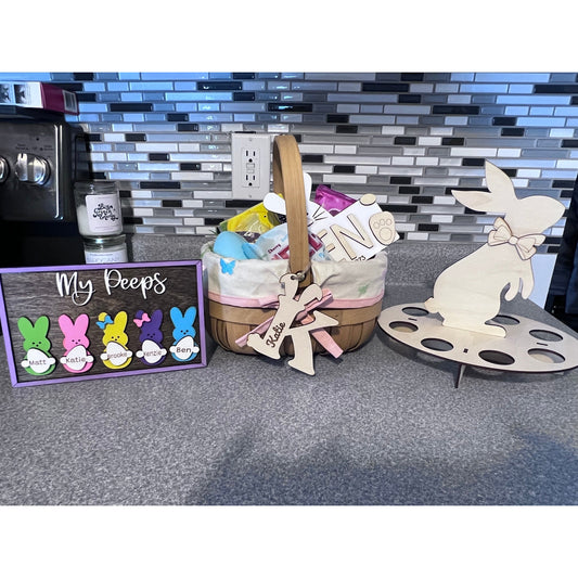 Easter Alphabet Basket Tags