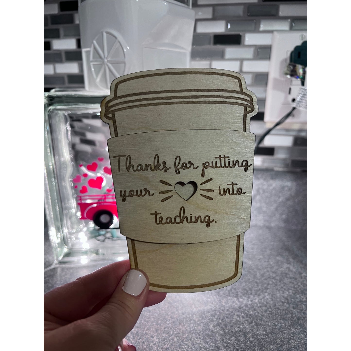 Teacher Giftcard holder