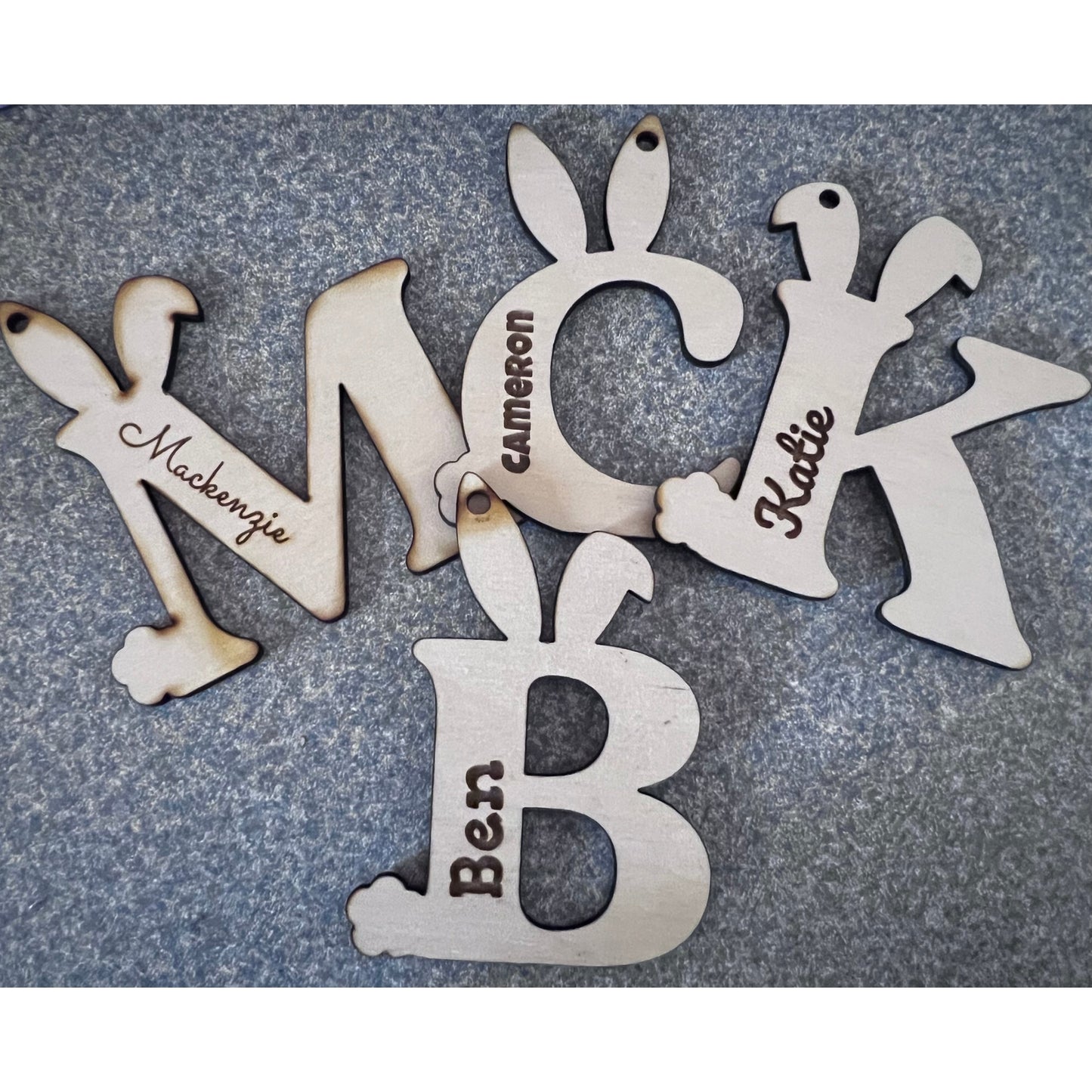 Easter Alphabet Basket Tags