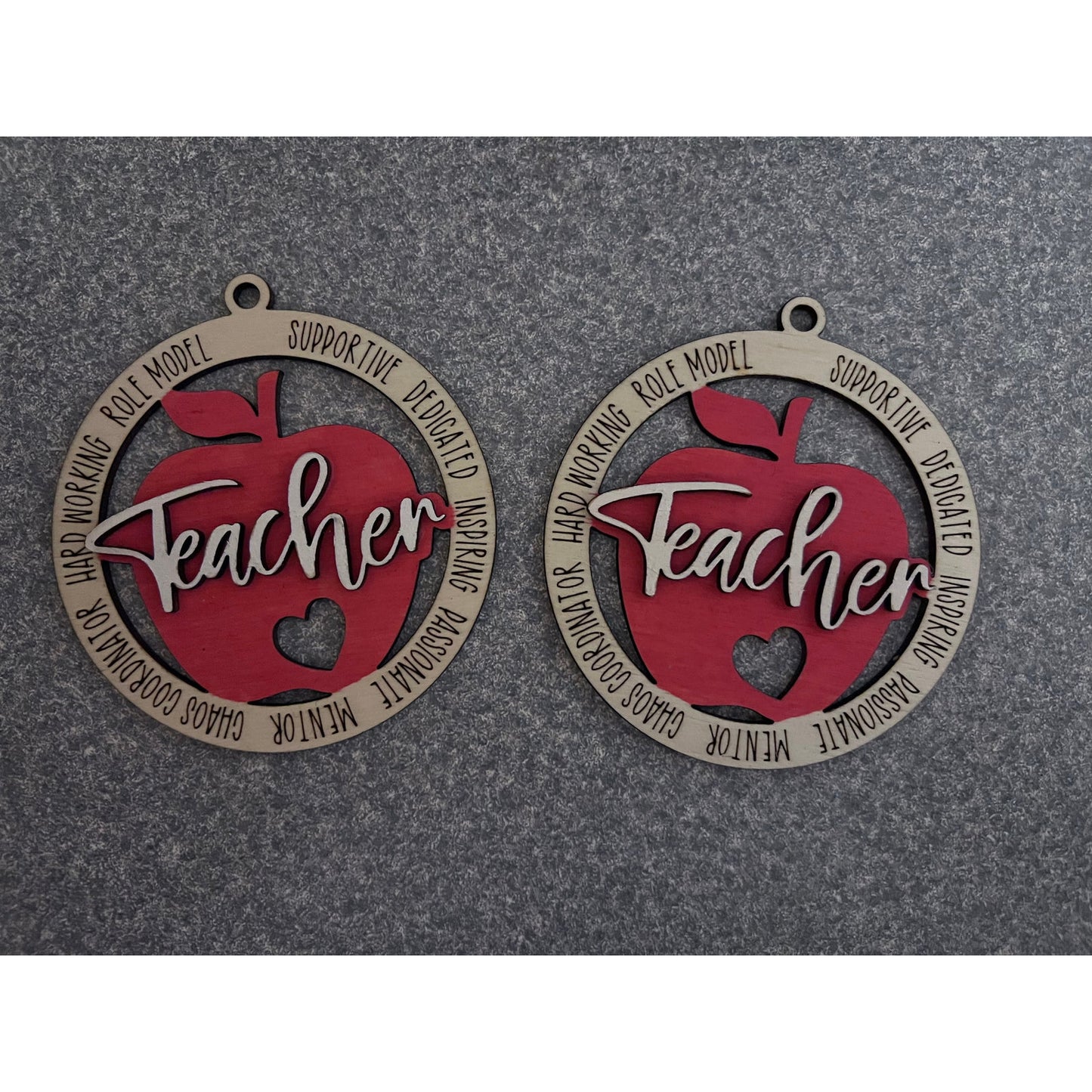 Teacher Ornament/Bag Tag