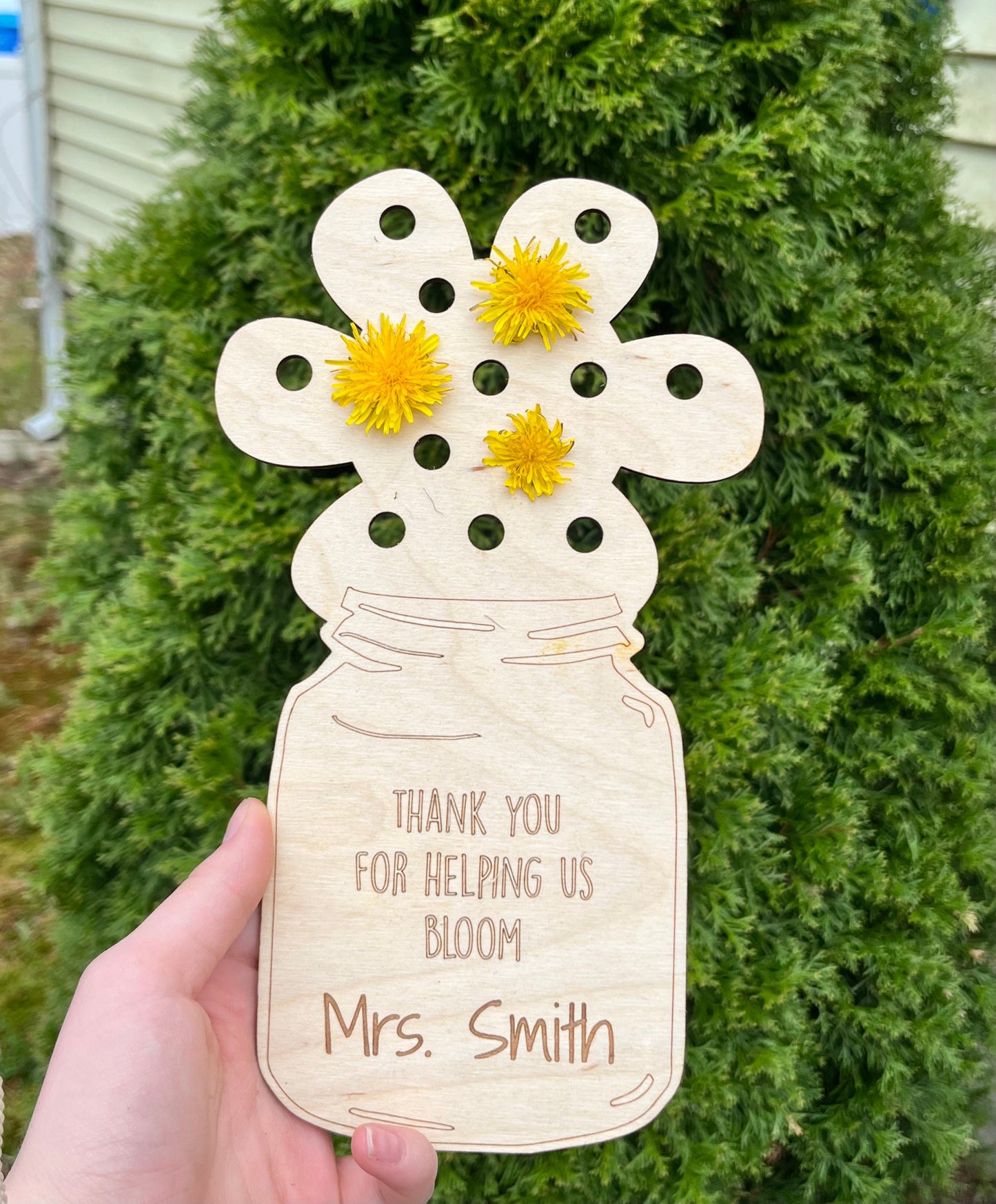 Blooming Flower Plaque